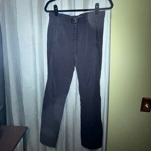 Zara man Black navy Drawstring Casual Pants